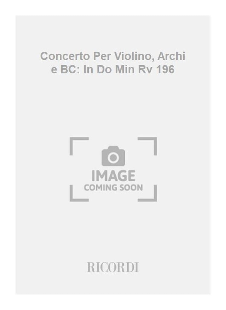 Concerti Per Vl., Archi E B.C.: